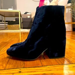 Sam Edelman velvet booties
